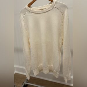 J. Crew Cream Knit Sweater